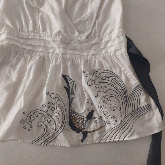 Floreat Anthropologie Koi Blouse 8 - Picture 10 of 11